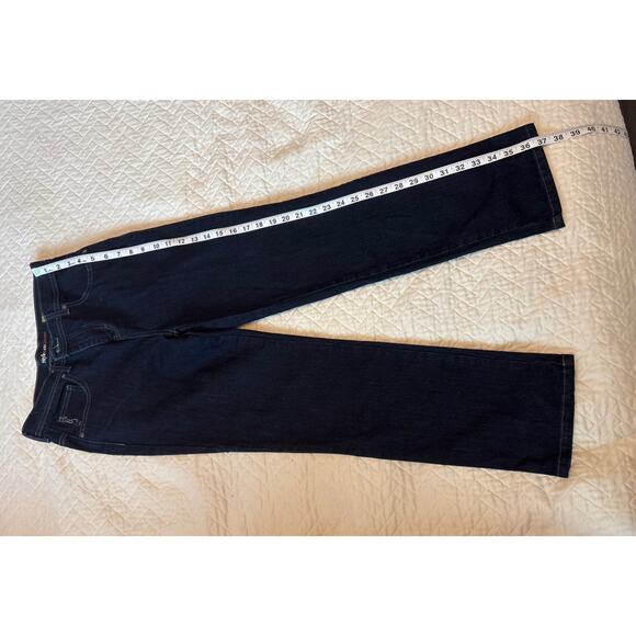Style & Co Jeans Straight Leg Dark Wash RN#89828 Women Size 4 Petite Small - Picture 8 of 9